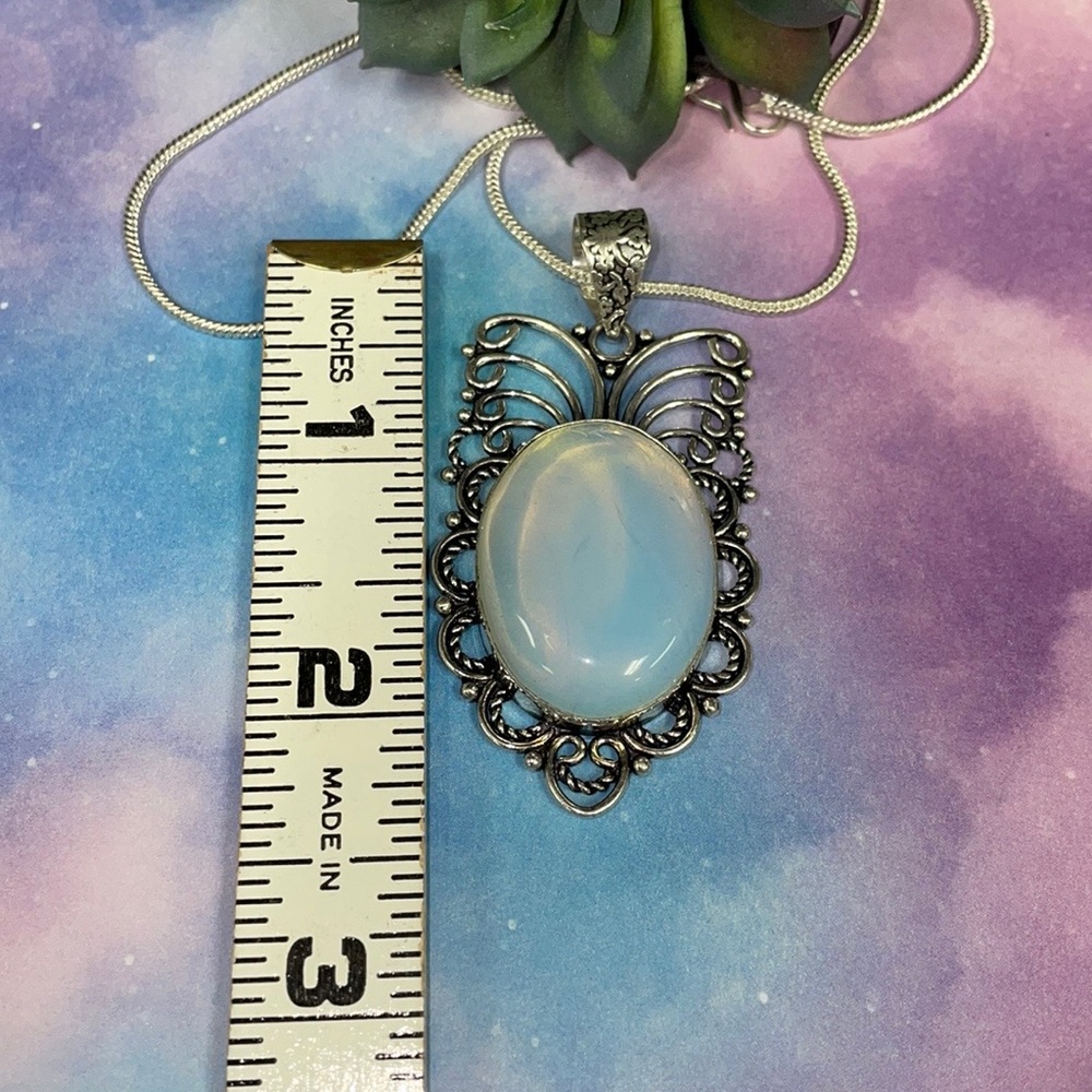 Opalite Pendant Necklace - Picture 7 of 8